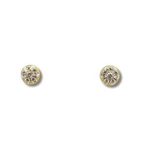Circle Diamond Earrings