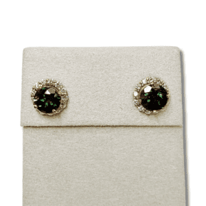 Diamond Earring Jackets With Color Changing Studs