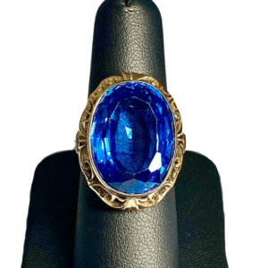 Estate Blue Topaz Ring