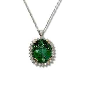 Green Tourmaline Necklace