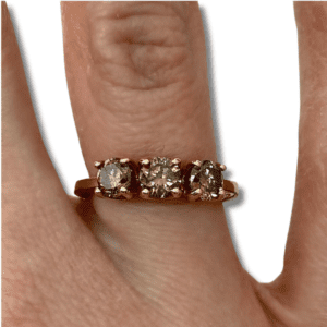 Rose Gold Chocolate Diamond Ring