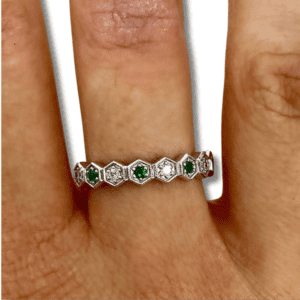 Round Emerald Ring