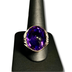 Synthetic Alexandrite Estate Ring