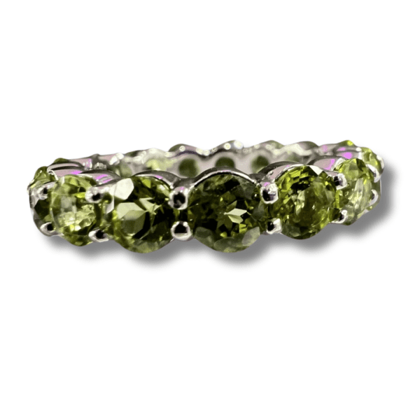 ETERNITY PERIDOT RING