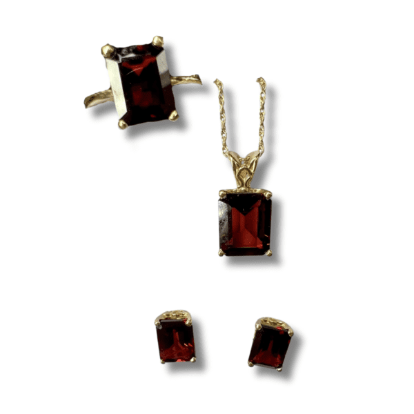 Estate Fancy Garnet Set